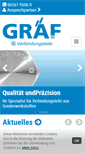 Mobile Screenshot of graef-verbindungsteile.de